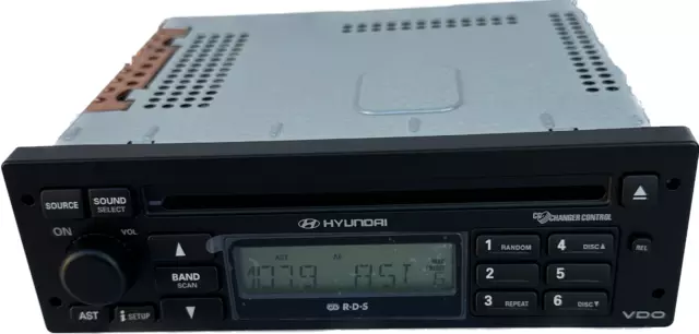 Hyundai Matrix Radio Stereo CD Player RDS VDO Original NEU unbenutzt 79DC631/97