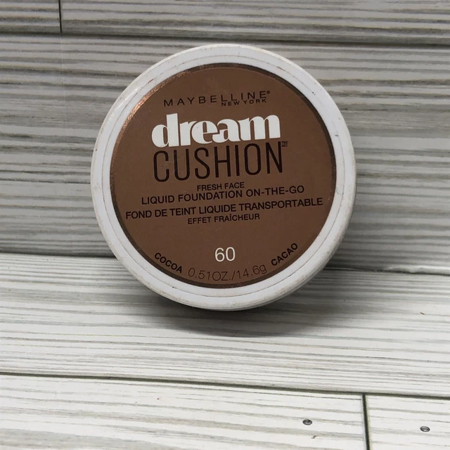 Maybelline 60 Cocoa Dream Cushion Liquid Foundation On the Go