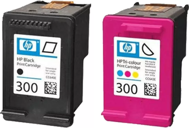 HP 300 Druckerpatronen - Black & Tri-Color 300 * Leer**