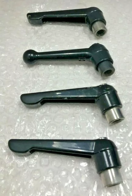 (1) K0122.5A61 Adjustable Handle, Modern Design, Sz.  5/16-18, Die Cast Zinc