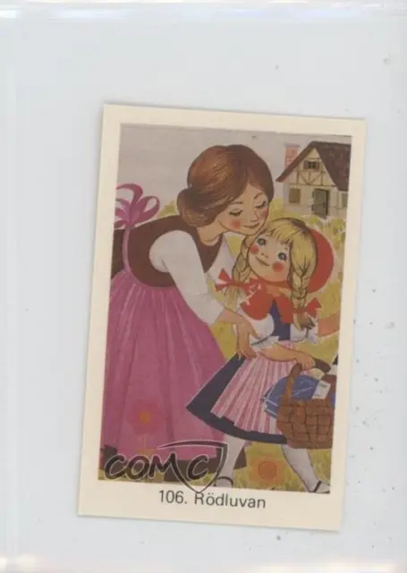 1978 Swedish Samlarsaker Fairy Tales Little Red Riding Hood Rodluvan #106 f5h