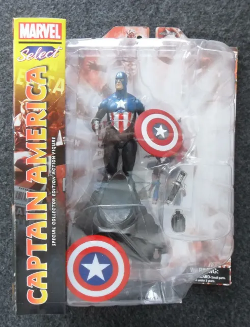 Marvel Select Special Collector Edition Action Figur - Captain America - Diamond
