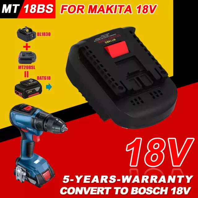 Convertir adaptateur pour batterie Makita 18V pour outil électrique sans fil Bos