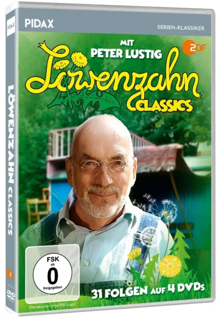 4 DVDs * LÖWENZAHN CLASSICS - 31 legendäre Folgen mit Peter Lustig # NEU PIDAX
