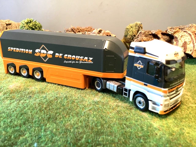 Modellismo ferroviario - AWM 9197.11 - Iveco Hi Way xp - Camion cisterna SMET Food Logistics Scala H0 - 1:87