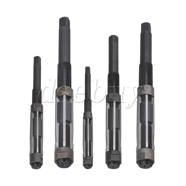 5x Adjustable Hand Reamers 15.25-17mm 19-21mm 21-23mm 23-26mm 29.5-33.5mm HSS