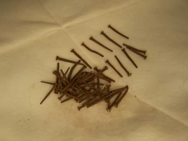 Antique Nails, 1835. Packet of 50. Boston Inn. Pendleton, Indiana.