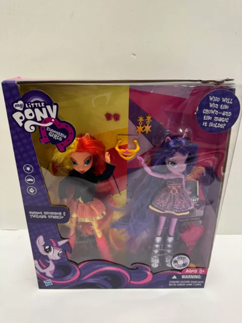 My Little Pony Equestria Girls Sunset Shimmer & Twilight Sparkle Damaged Package