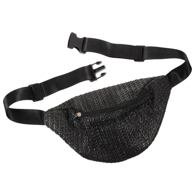 Ceinture taille sac femmes pochette de voyage tissé ceinture sac femmes taille