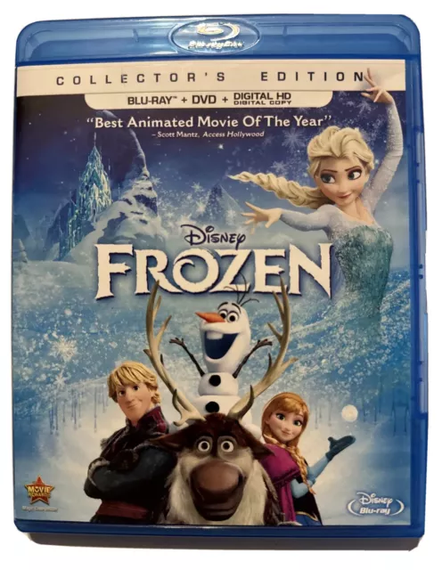 Disneys Frozen (Blu-ray/DVD, 2-Disc Set, Collector's Edition) FREE SHIPPING
