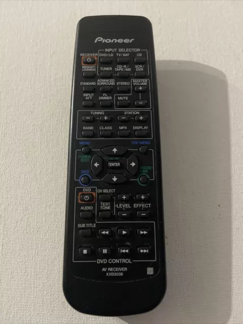 Pioneer Remote XXD3038 HTP220K HTP220S SXD411S VSXD412K VSXD412S VSXD511