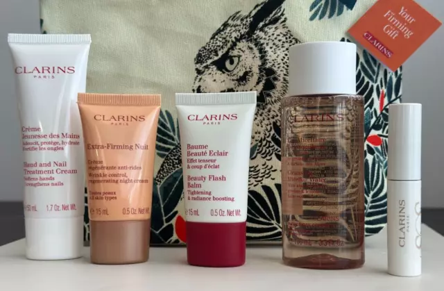 Clarins 6 PCS Gift Set Skincare Makeup Your Firming Gift Bag Valued over $200 AU