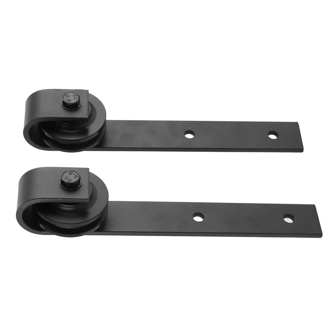 Sliding Barn Door Pulley Hardware Rack Hanger Roller Wheel Carbon Steel Noise XL