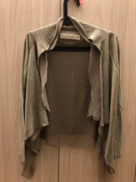 Golfino ZARA cardigan maglione donna - beige - M - 28