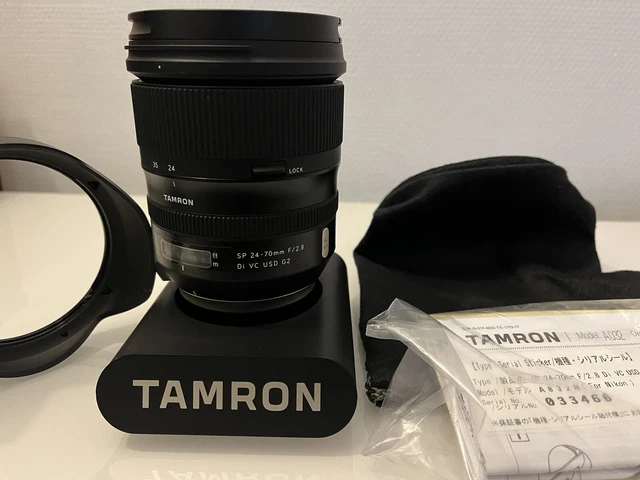 Tamron SP 24-70mm F/2,8 Di VC USD G2 Objectif pour Nikon - Noir