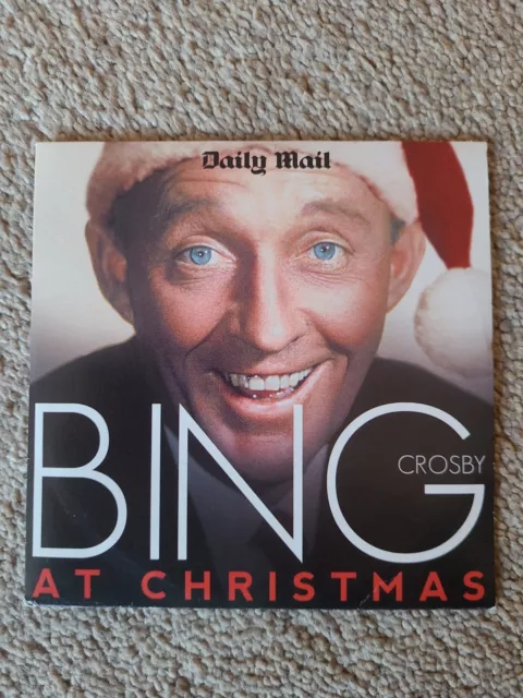 BING CROSBY AT CHRISTMAS - 12 Great Tracks daily mail  PROMO CD