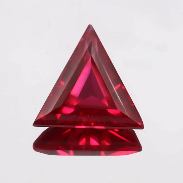Rubis Naturel Taille Princesse 0.45ct 4mm - Qualité Exceptionnelle - Sri Lanka - Neuf Sans Boîte