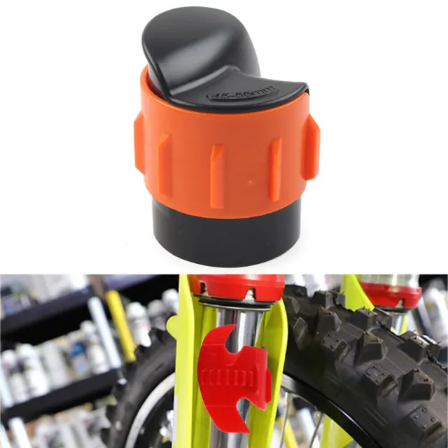 for Dirt Bike 45mm-55mm Front Fork Shock Absorber Oil Seal Cleaning Tool Orange