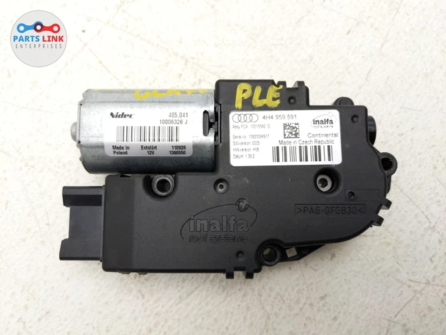2011-2018 Audi A8L D4 S8 Rear Panoramic Sun Roof Moon Glass Motor Actuator Oem
