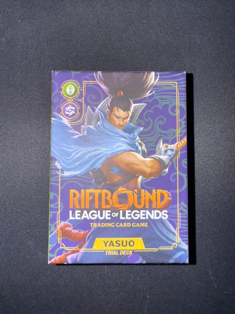 RIFTBOUND: LEAGUE OF Legends TCG - Origins Yasuo Trial Demo Deck ...