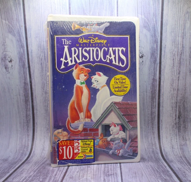 RARE THE ARISTOCATS VHS Tape Walt Disney Masterpiece Collection Brand ...