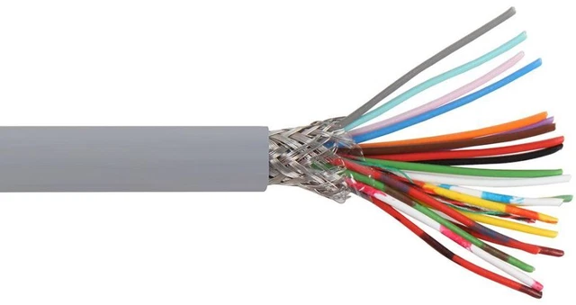 MULTICOMP PRO - 7-2-20C 20-Core Screened Cable, 0.2mm, Grey, 25m