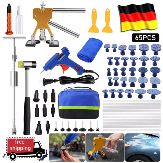 66Tlg. Ausbeulwerkzeug Auto Beulen Reparatur Set Dellenlifter Ausbeul Werkzeug