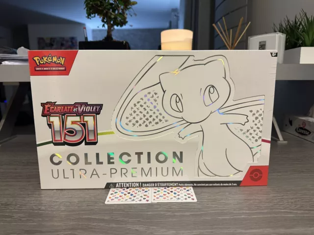 Coffret Collection Ultra-Premium Pokémon 151 EV3.5 Mew Neuf Scellé Français