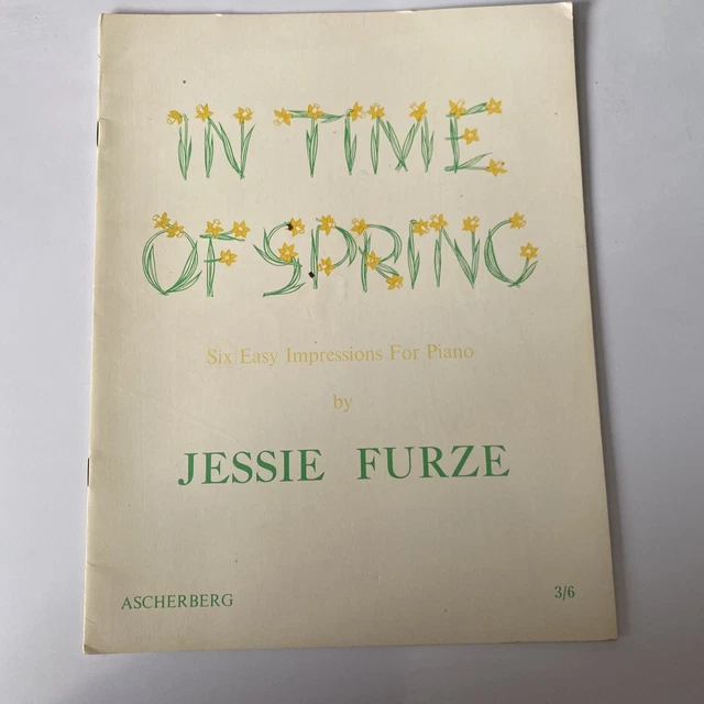 piano JESSIE FURZE in time of spring  , easy piano