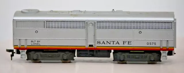 Lionel HO SCALE Dummy Diesel Locomotive ‘B’ SANTA FE #0575