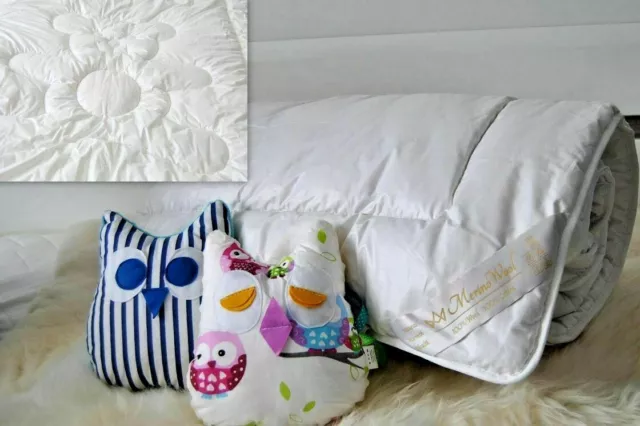 Merino Wool Bedding Baby Duvet 100 x 140 + Pillow 40/60 500gsm 8tog Happy Sheep