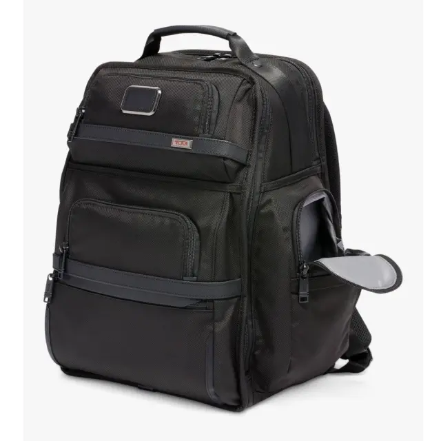 Tumi Alpha 2 Business Compact Laptop Brief Pack Black