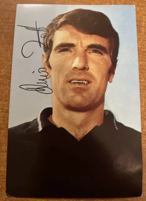 Cartolina DINO ZOFF FC JUVENTUS Calcio Originale Anni ‘70 Autografo