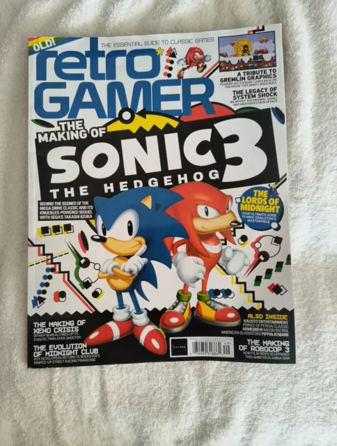 RETRO GAMER Magazine GUIDE Classic GAMES No 249 MAKING Of SONIC 3 HEDGEHOG Xeno