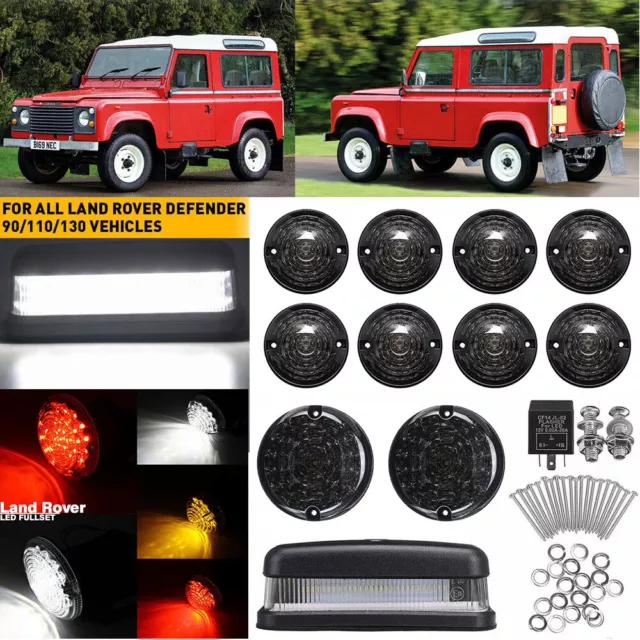 LAND ROVER DEFENDER Led Light Kit - 13 Coloured Lamps - Wipac