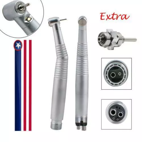 Dental High Speed E-generator Fiber Optic LED Handpiece Push / Bearing 2/4Hole