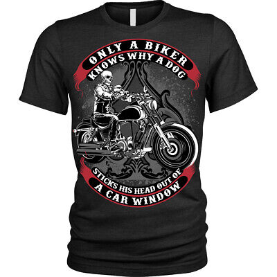 Only A Biker T-Shirt funny motorcycle rider motorbike Unisex Mens