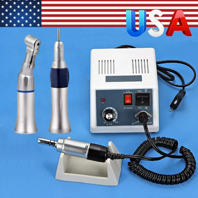 Dental Lab fit Marathon Electric Micromotor/35K RPM Motor/Contra Angle/Straight