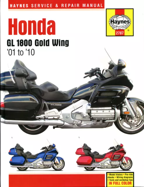 Honda GL1800 Gold Wing 1800 (01-10) Haynes Repair Manual (Paperback)