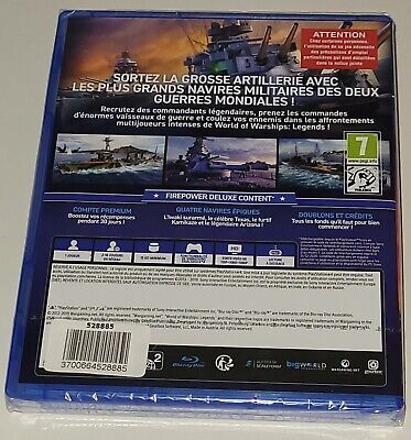 Sony PlayStation 4/PS4 - World Of Warships Legends - Neuf Sous Blister 2