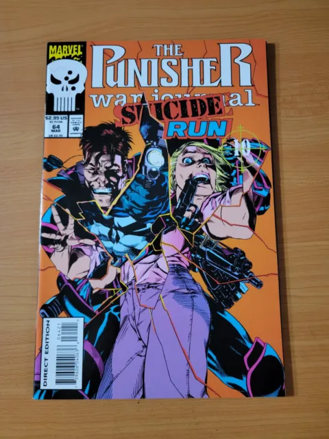 Punisher War Journal #64 Direct Market Edition ~ NEAR MINT NM ~ 1994 Marvel