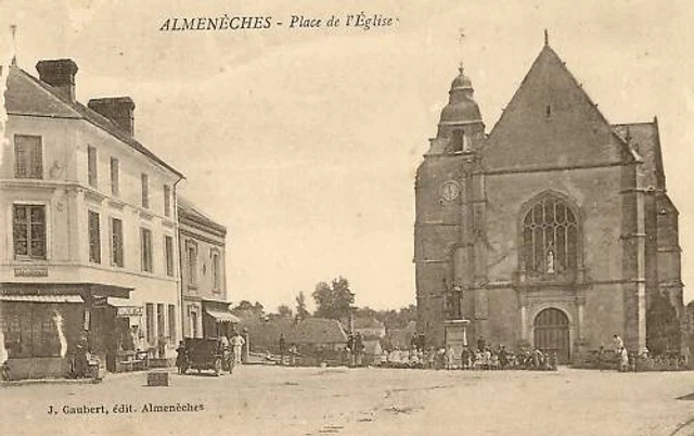 CPA Almeneches Place Of CHURCH