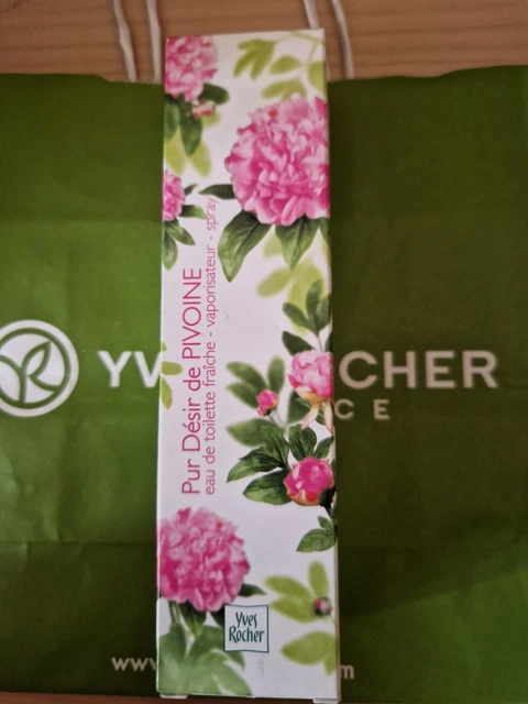 Eau De Toilette Yves Rocher - Pur Désir De Pivoine 60 Ml - Floral Et Vegan