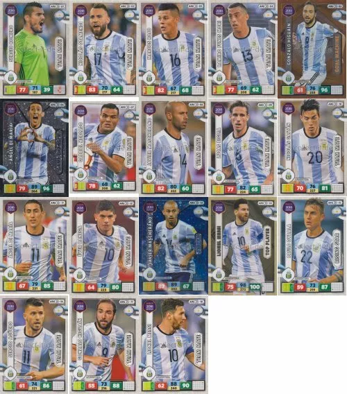 Panini Adrenalyn XL Road to World Cup 2018 - Mannschaft Argentinien aussuchen