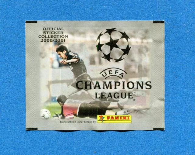 (N1) CHAMPIONS 2000-2001 -Panini- FIGURINE-STICKERS-Bustina/Packet Piena SEALED