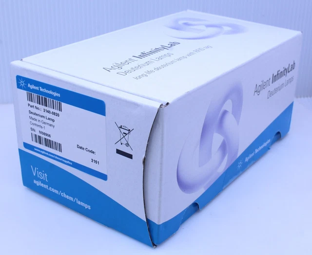 Agilent Technologies Deuterium Lamp (P/N 2140-0820)