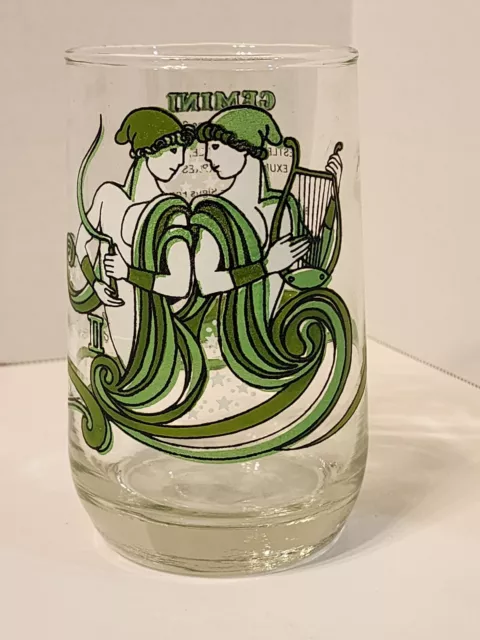 1976 Arby's Zodiac "Gemini" Glass Promo