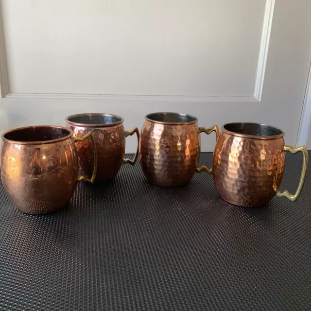 moscow mule copper mugs X 4