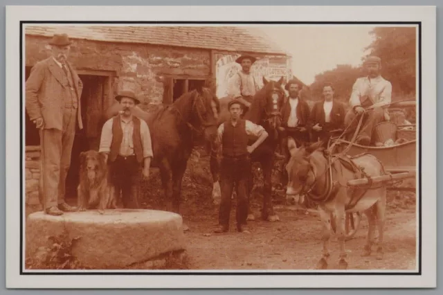 Blacksmiths Shop Cornwall c1900 Social History Nostalgia Series Postcard