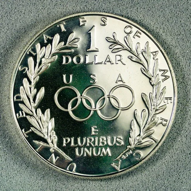 1988-S Proof Olympic Commemorative Silver Dollar $1